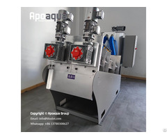 Hospital Sludge Multi Disc Screw Press By Apoaqua