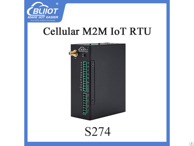 Cellular M2m Iot Rtu S274 Series For Remote Data Acquisition And Control Systems