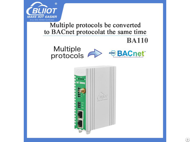 Iec104 Plc Modbus Ac To Bacnet Bms Protocol Converter Ba110