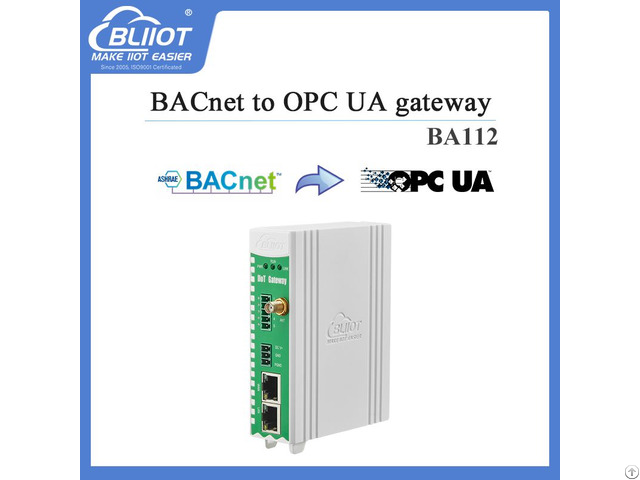 Modbus Bacnet To Opc Ua Bms Protocol Converter Ba112 For Building Automation Systems