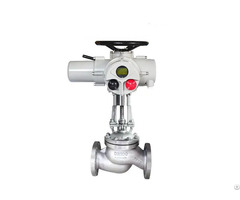 Electric Actuator Globe Control Valve Cast Iron 2 40 Inch