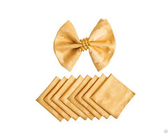 Napkins Set Barcelona Gold