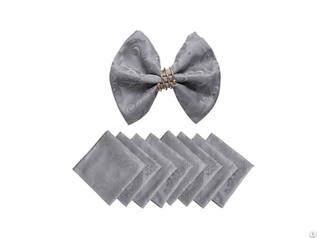 Napkins Set Barcelona Grey