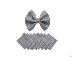 Napkins Set Barcelona Grey