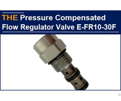 Hydraulic Pressure Compensated Flow Regulator Valve Equivalent To Hydraforce Fr10 30f