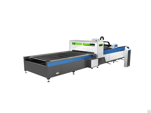 Semi Enclosed Sheet Metal Fiber Laser Cutting Machine With Exchange Platform