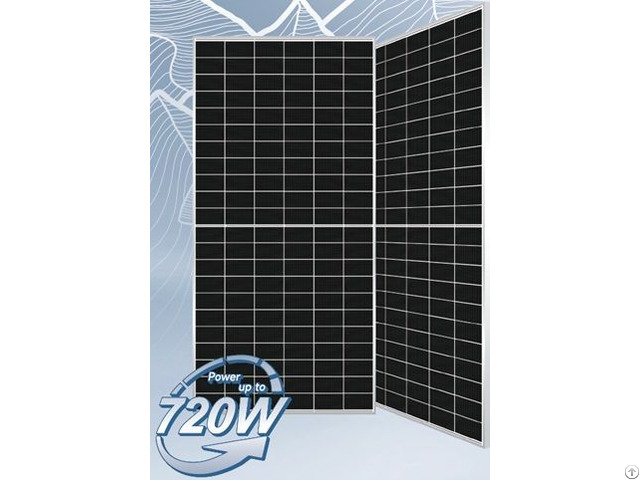 700w 720w Hjt 210mm 132 Cells Bifacial Half Cell Double Glass Mono Crystalline Solar Modules