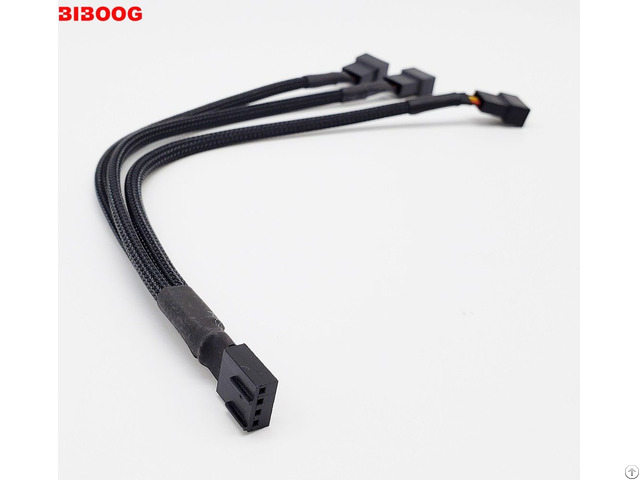 Biboog 1 For 3 4pin Pwm Case Fan Splitter Cable