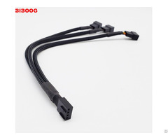 Biboog 1 For 3 4pin Pwm Case Fan Splitter Cable