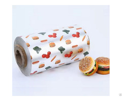 Customized Printed Aluminum Foil For Sandwich Hamburger Packaging 8011 1235