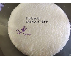 Citric Acid Cas No 77 92 9