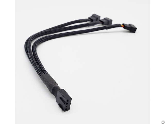 One For Three Splitter Cable 4pin Computer Fan