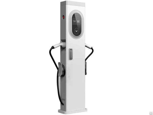 Pedestal Ac Ev Chargers Dual Port 22kw 44kw 32a Ocpp1 6