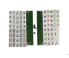 Green Malaysia Customized Melamine Board Games Party Entertainment Mahjong