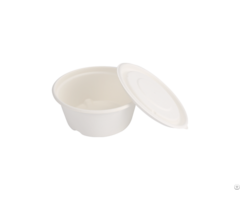 Middle Bowl Bagasse With Lid