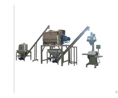 Powder Mixing And Packing Machine Line