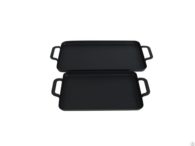 Stove Top Double Burner Carbon Steel Flat Griddle