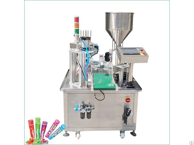 Automatic Calippo Ice Cream Tube Filling And Sealing Machine