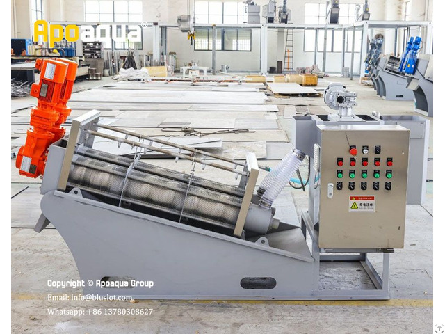 Apoaqua Sludge Dewatering Screw Press For Pulp Mill