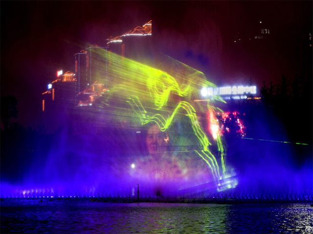 Water Screen Projection