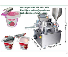 Industrial Yogurt Plastic Cup Filling And Sealing Machine