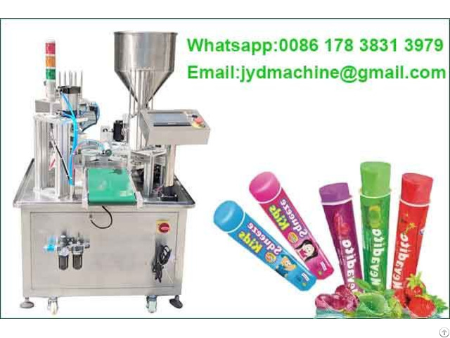 Calippo Tube Filling And Sealing Machine