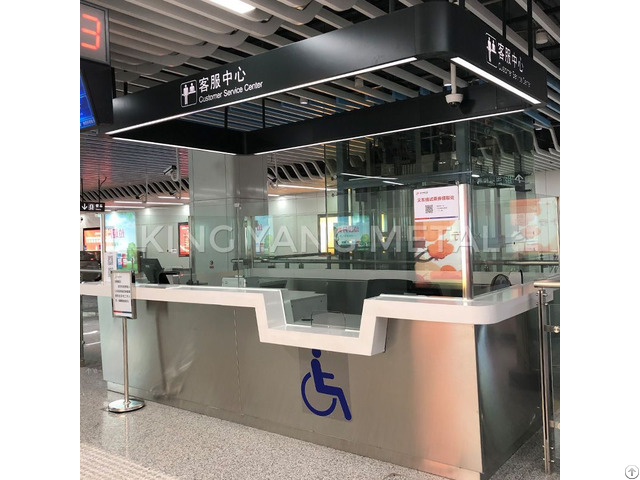 Stainless Steel Ticket Booth