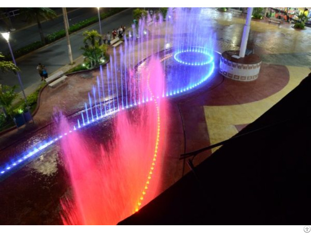 Tuxpan Square In Ground Running Water Musical Fountain Project Mexico