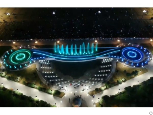 Large Music Fountain And Laser Show Mongolia