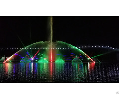 Qinghai Guide Water Park Music Fountain With Laser Projection China
