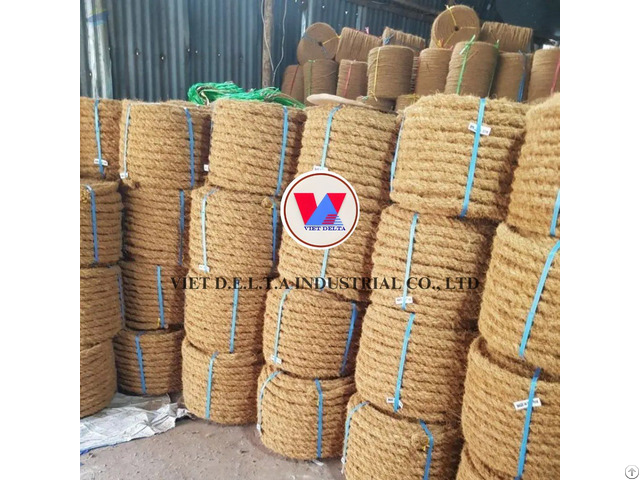 Coir Rope Is Made From Coconut Fiber