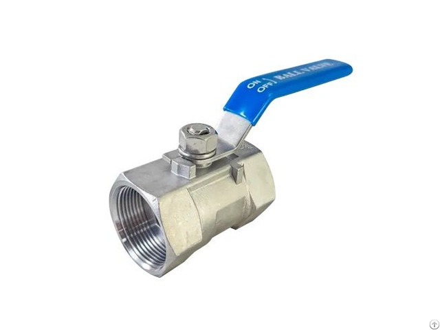 One Piece Ball Valves