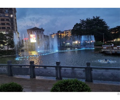 Wenming Lake Musical Fountain Completed Successfully China