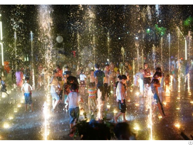 Chenhua Square Dry Deck Musical Dancing Fountain China