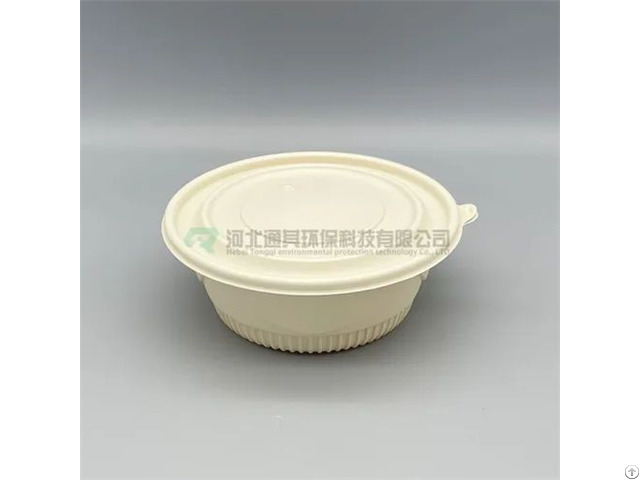 1000ml Corn Starch Disposable Soup Container Tq 1000d