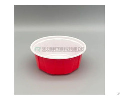 Disposable Round Pp Plastic Food Delivery Container