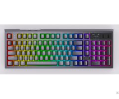 Rgb Lighting Mechanical Gaming Keyboard 101 Keys Black