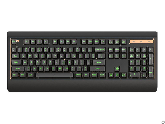 Full Size Mechanical Keyboard 104 Keycaps For Gaming Rgb Lighting