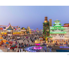 750m Canal Fountain Dubai Global Village Interactive Fountains