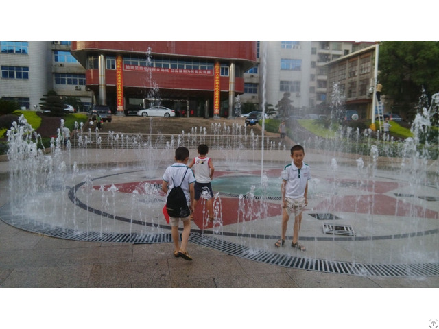 Yizhang County Government Square Dry Floor Musical Fountain China