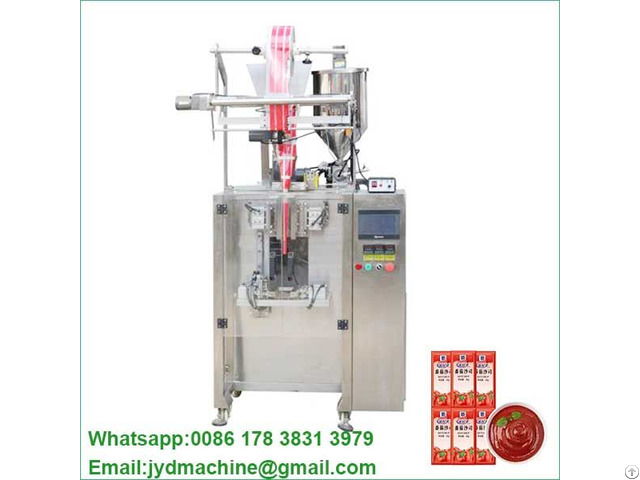 Mini Tomato Paste Sachet Packing Machine For Pouch Ketchup