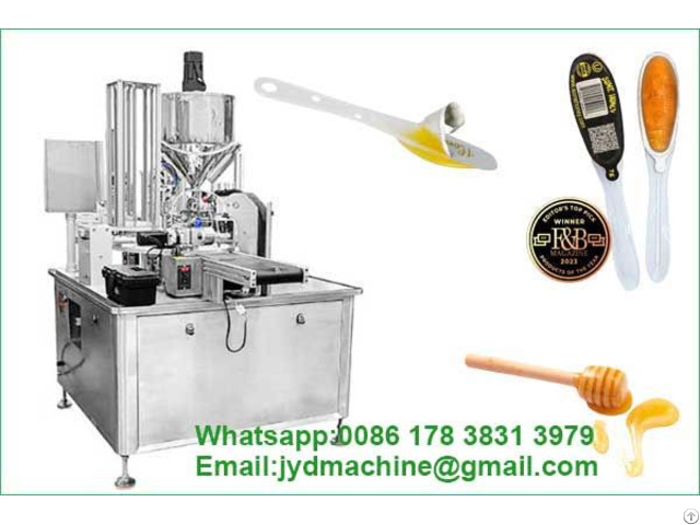 Automatic Rotary Honey Spoon Packaging Filling Sealing Machine