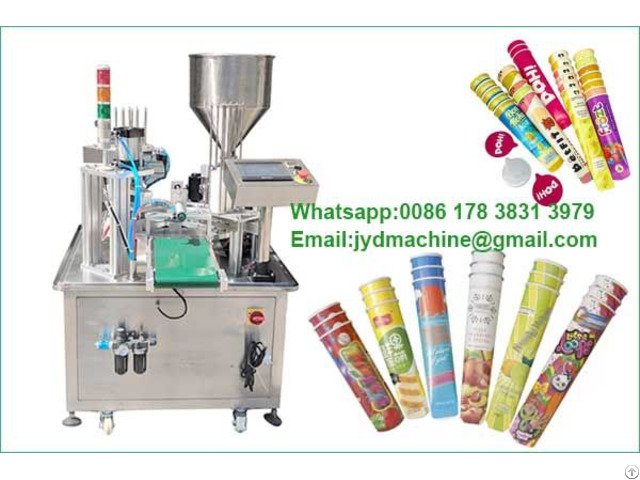 Automatic Rotary Type Calippo Ice Popsicle Tube Filling And Sealing Machine