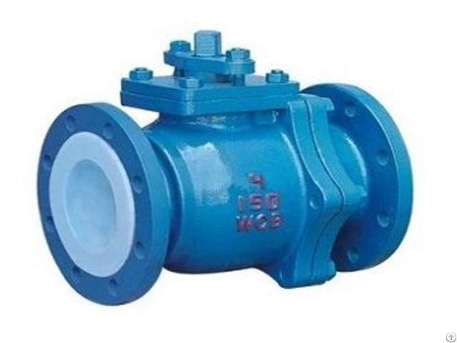 Flange Pfa Lined Ball Valve