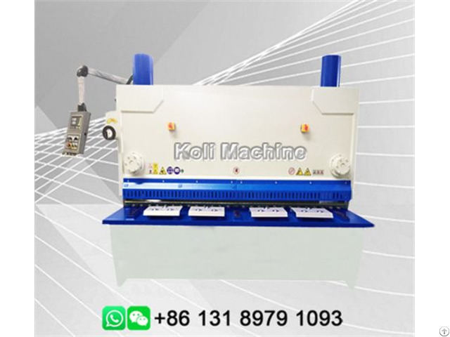 Sheet Metal Hydraulic Brake Cutting Cut To Length Shearing Machine