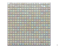 Glass Mosaic With Dot Glued 15x15mm