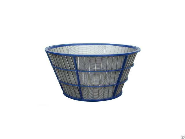 Centrifuge Basket Wedge Wire Screen Filter For Coal Mineral