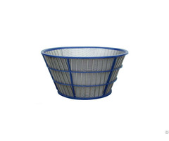 Centrifuge Basket Wedge Wire Screen Filter For Coal Mineral