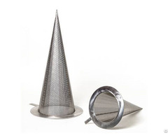 Stainless Steel Wire Mesh Temporary Cone Strainers