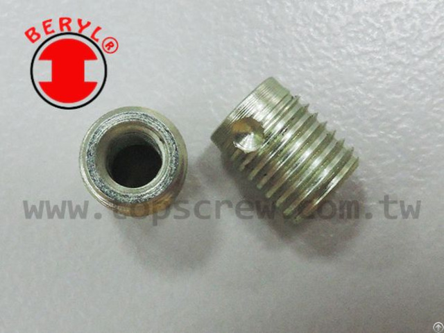 Self Tapping Threaded Inserts With Blind Cutting Holes